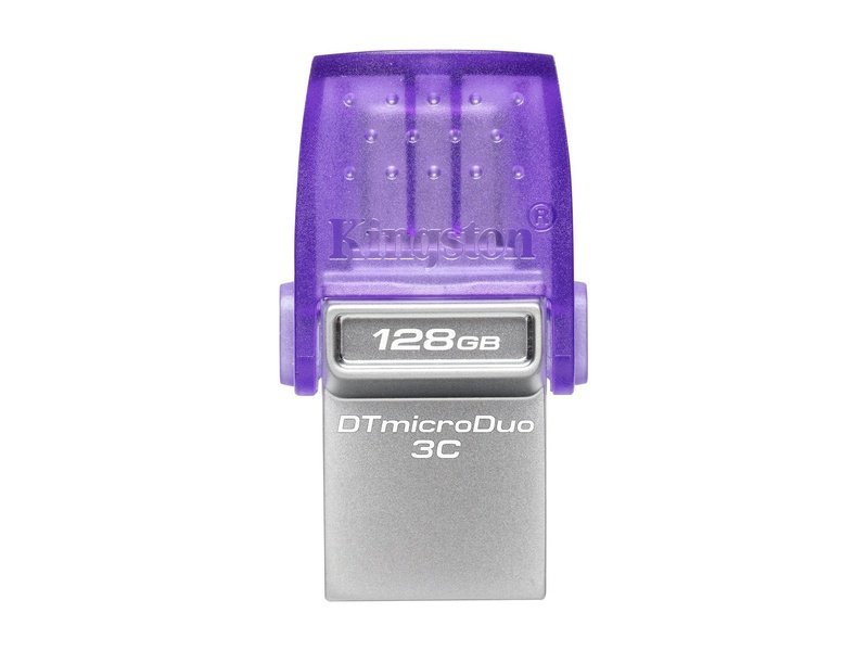 Kingston DataTraveler microDuo 3C DTDUO3CG3 128GB USB 3.2 Type C Flash Drive Purple