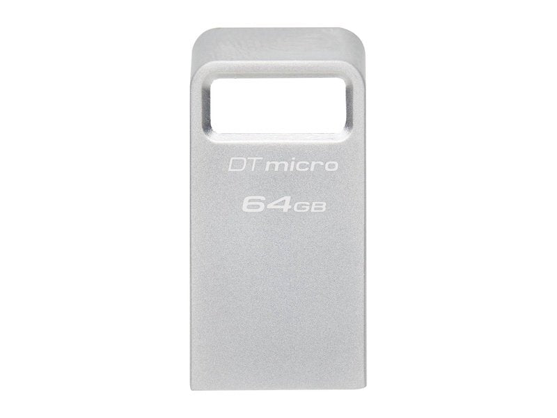 Kingston DataTraveler Micro DTMC3G2 64GB USB 3.2 Type A Flash Drive Silver