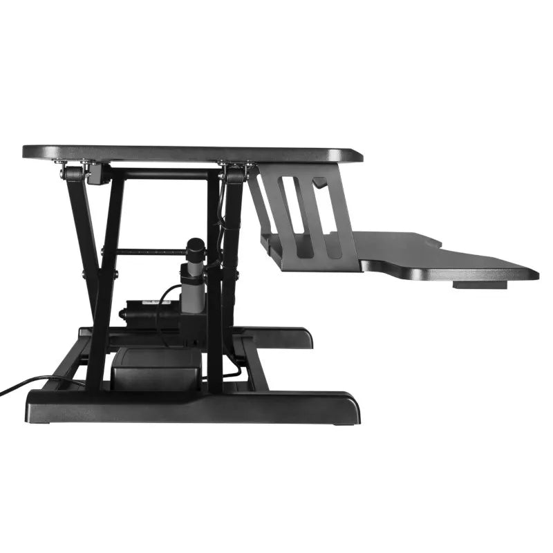 Brateck DWS15-02 Electric Sit-Stand Desk Converter with Keyboard Tray Deck