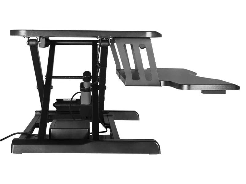 Brateck DWS15-02 Electric Sit-Stand Desk Converter with Keyboard Tray Deck