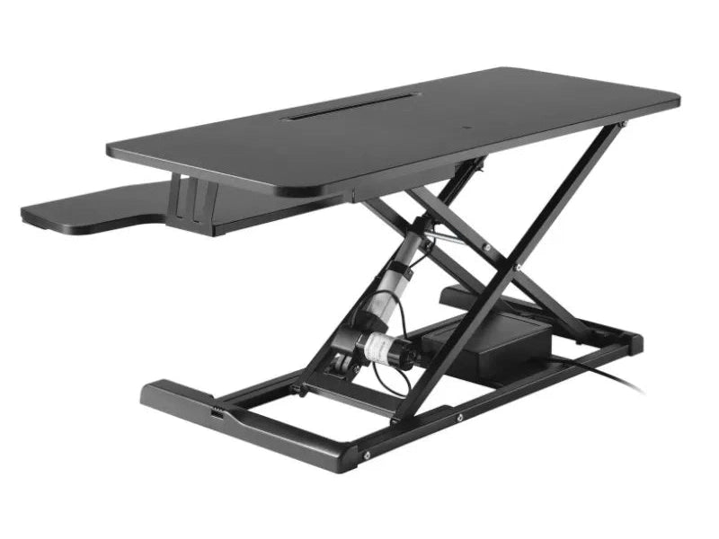 Brateck DWS15-02 Electric Sit-Stand Desk Converter with Keyboard Tray Deck
