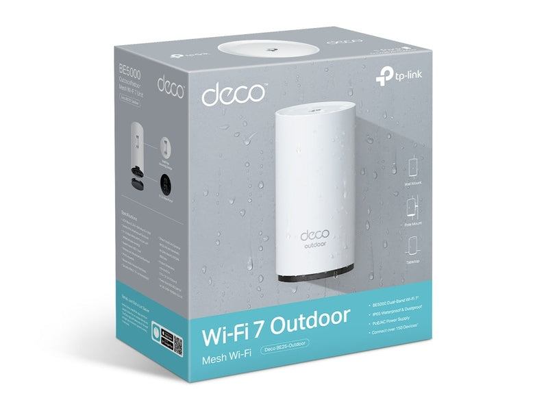 TP-Link Deco BE5000 Outdoor / Indoor Mesh Wi-Fi 7 Router 1-pack BE25-Outdoor 1-pack