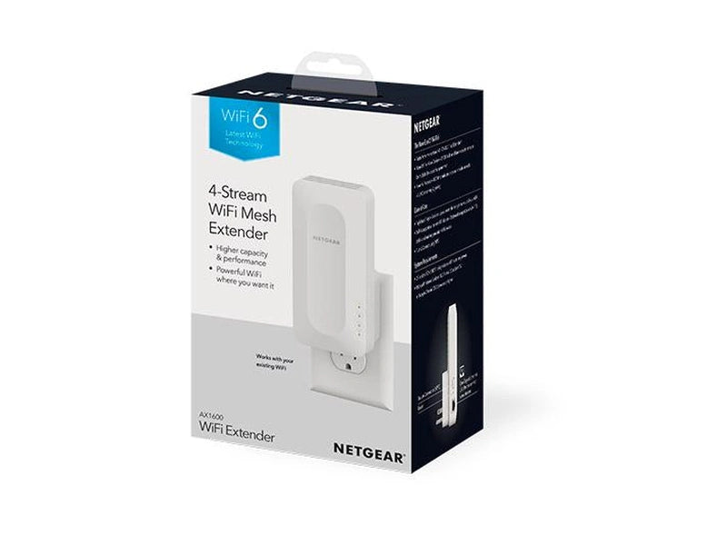 Netgear EAX12-100AUS AX1600 4-Stream Wi-Fi 6 Mesh Extender