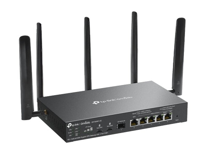 TP-Link ER706WP-4G Omada 4G+ Cat6 AX3000 Gigabit VPN Gateway with 4-Port PoE+
