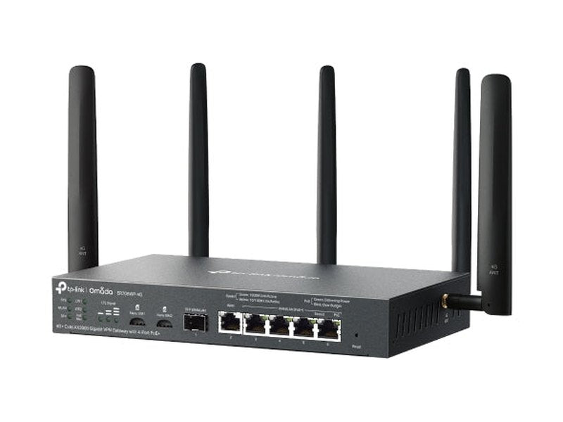 TP-Link ER706WP-4G Omada 4G+ Cat6 AX3000 Gigabit VPN Gateway with 4-Port PoE+