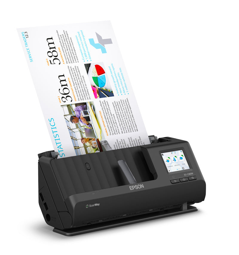 Epson Workforce ES-C380W Document Scanner (B11B269501)