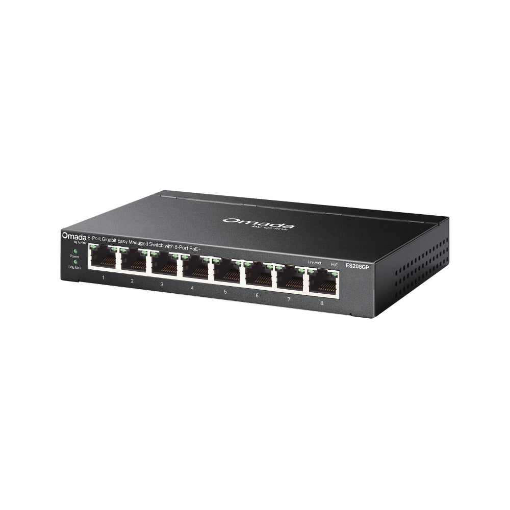 TP-Link ES208GP Omada 8-Port Gigabit Easy Managed Switch with 8-Port PoE+