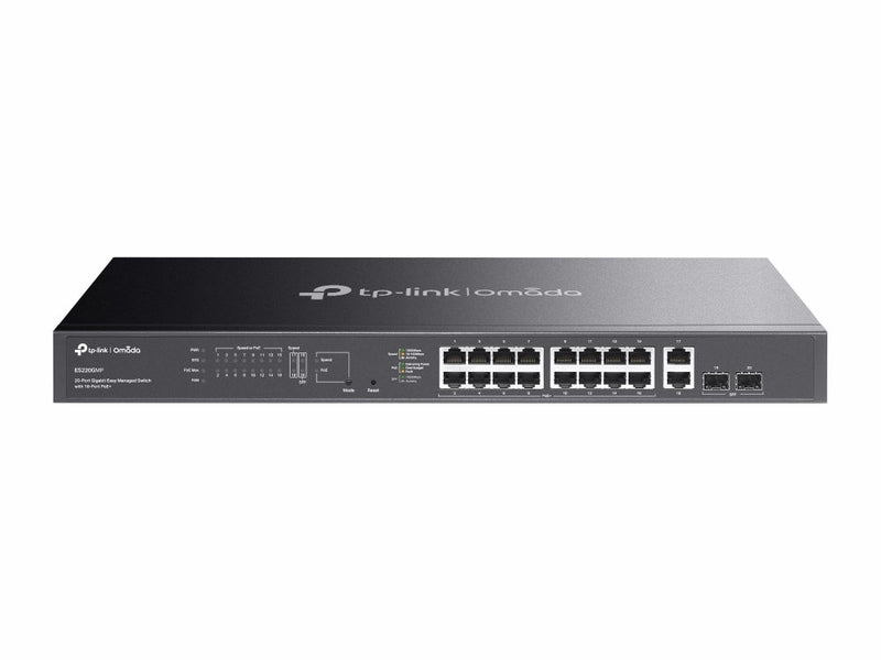 TP-Link SG2210MP Omada 20-Port Easy Managed Gigabit Switch PoE+ 16 Omada SDN