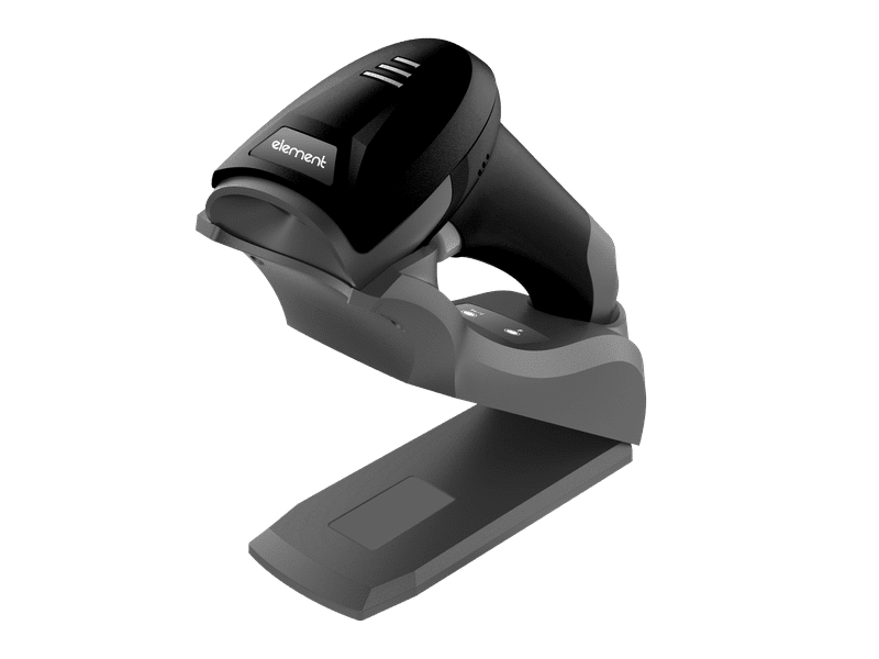 Element Barcode Scanner P303BT, 2D, Cordless Bluetooth, Black