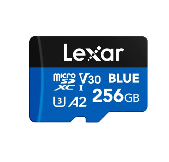 Lexar BLUE microSDXC™ UHS-I Card 256GB C10 A2 UHS-I U3 V30