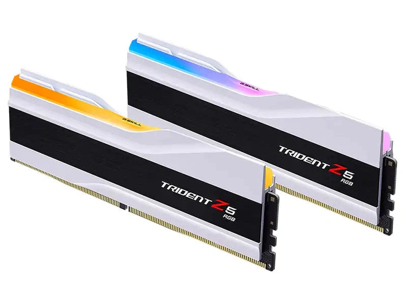 G.Skill Trident Z5 RGB 32GB 2x16GB 6000MHz CL36 DDR5 RAM - White F5-6000J3636F16GX2-TZ5RW