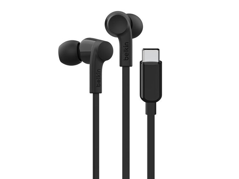 Belkin USB-C Wired Earbuds w/ Adj Volume Limiter