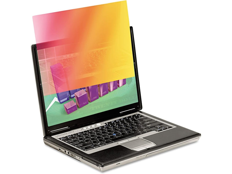 3M Gold Privacy Filter for 15.6" Laptop with 3M COMPLY Flip Attach, Adhesive Strips and Slide Mounts, 16:9