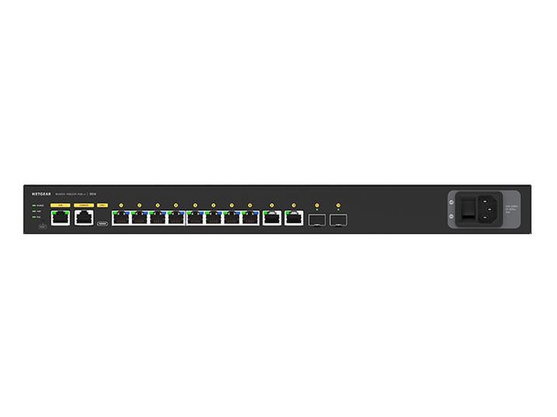 Netgear AV Line M4250 8x1G Ultra90 PoE++ 802.3bt 720W 2x1G and 2xSFP+ Managed Switch GSM4212UX-100AJS