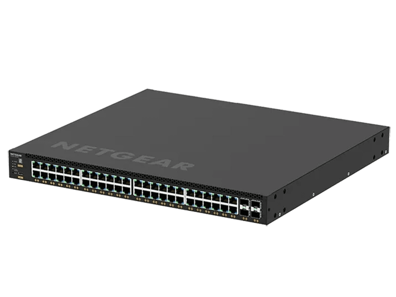 Netgear M4350-48G4XF 52-port Layer 3 Stackable Fully Managed Switch with 48 x 1G POE+ & 4 x 10GBASE-X SFP+