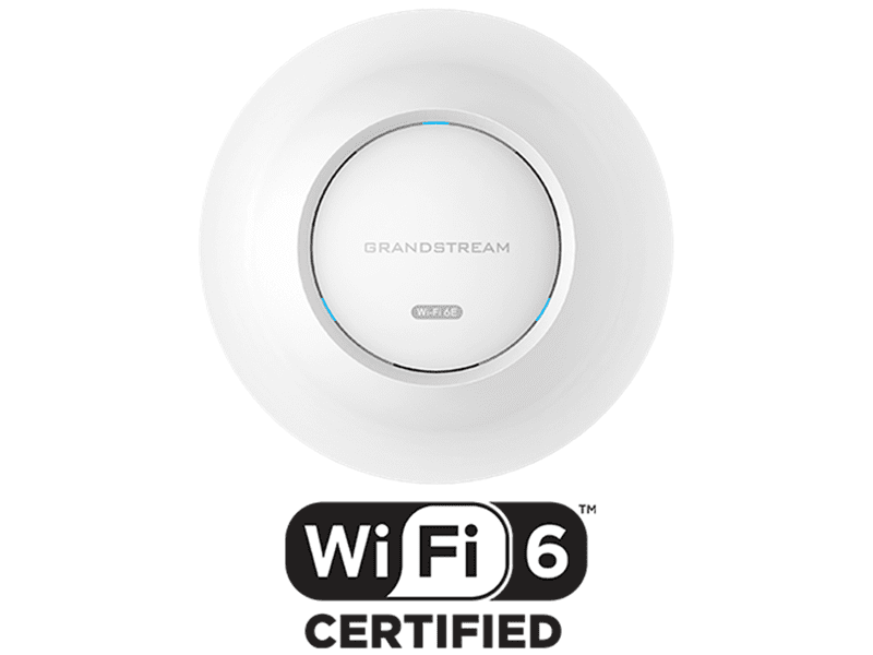 Grandstream GWN7665 Tri-Band Wi-Fi 6E Access Point, 2x2:2 802.11AX AX5400, 1x2.5 + 1x1 GBE Ports, BLE 5.2