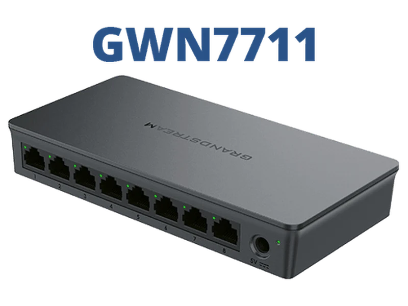 Grandstream GWN7711 Layer 2 Lite Managed Switch 8 X Gige