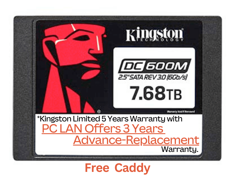 Kingston 7.68TB DC600M MU 2.5” Enterprise SATA SSD