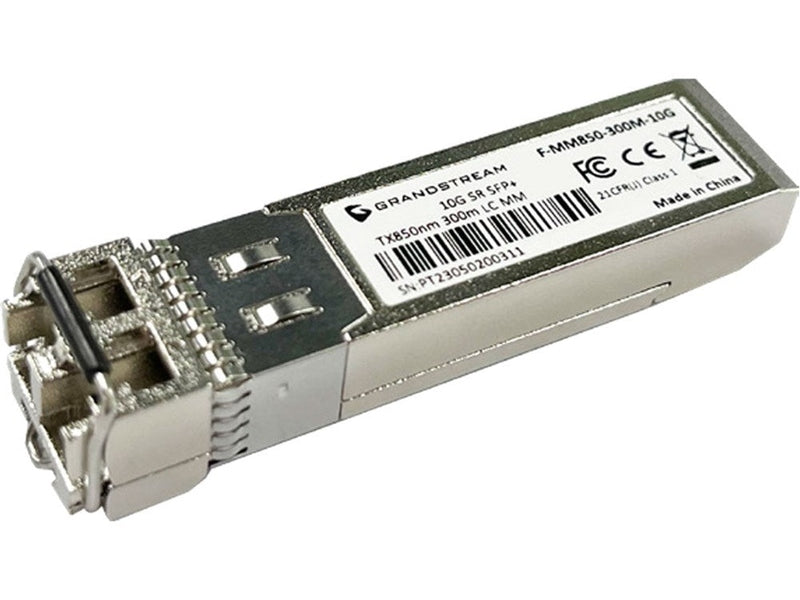 Grandstream SFP+ FIBER MODULE MULTI-MODE, 850NM, 300-METER, 10GBPS