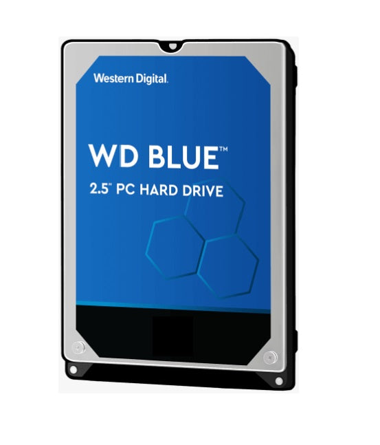 WD Blue 500GB 2.5" HDD 5400RPM 128MB Cache CMR Tech 2yrs Wty