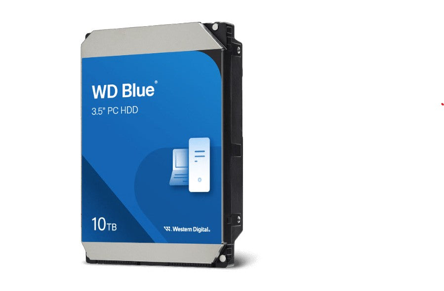 WD Blue PC Desktop Hard Drive 10TB, 3.5" SATA, 7200 RPM, CMR, 512MB, 2Y Warranty