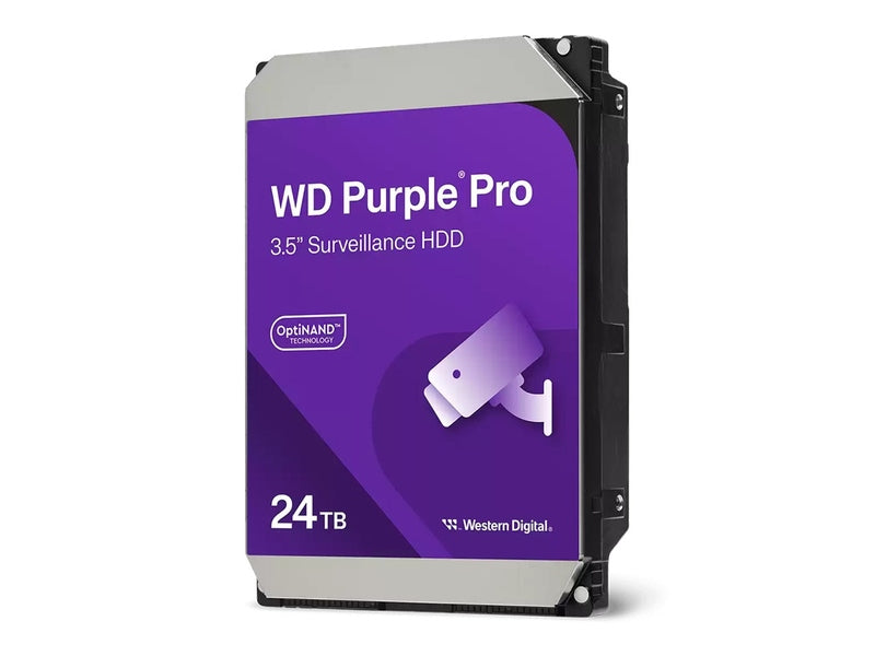 WD Purple Pro 24TB 3.5" Surveillance HDD SATA 7200RPM 512MB