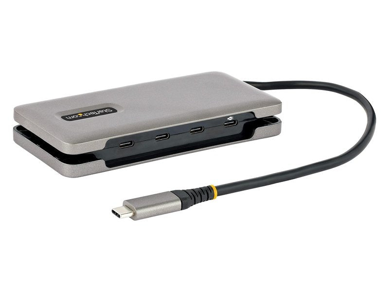 StarTech 4-Port USB-C Hub USB 3.2 Gen 2 10Gbps 100W Power Delivery Pass-Through