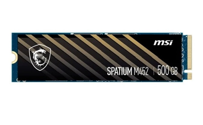 MSI SPATIUM M452 500GB PCIe 4.0 NVMe M.2 2280 SSD 3600/3100 MB/s