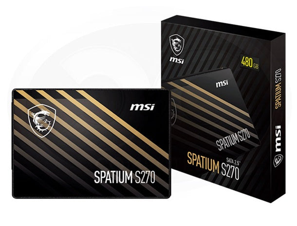 MSI Spatium S270 480GB 2.5" SATA III PHISON S11 3D NAND SSD