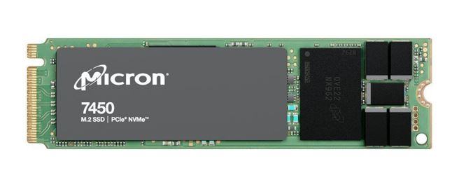 Micron 7450 Pro 480GB Gen4 NVMe Enterprise SSD 2280 M.2 5000/700 MB/s R/W