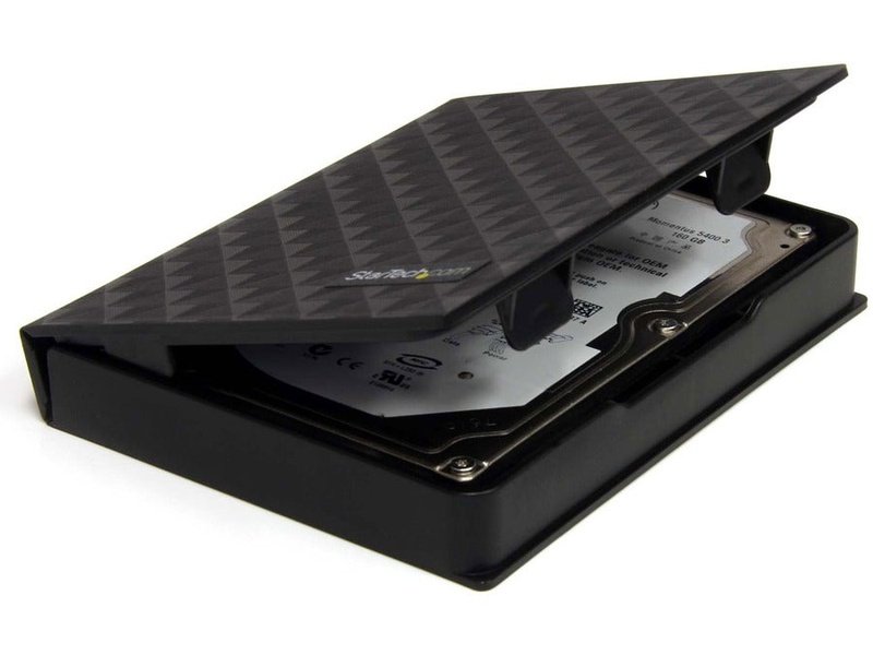 StarTech 2.5in Anti-Static Hard Drive Protector Case Black