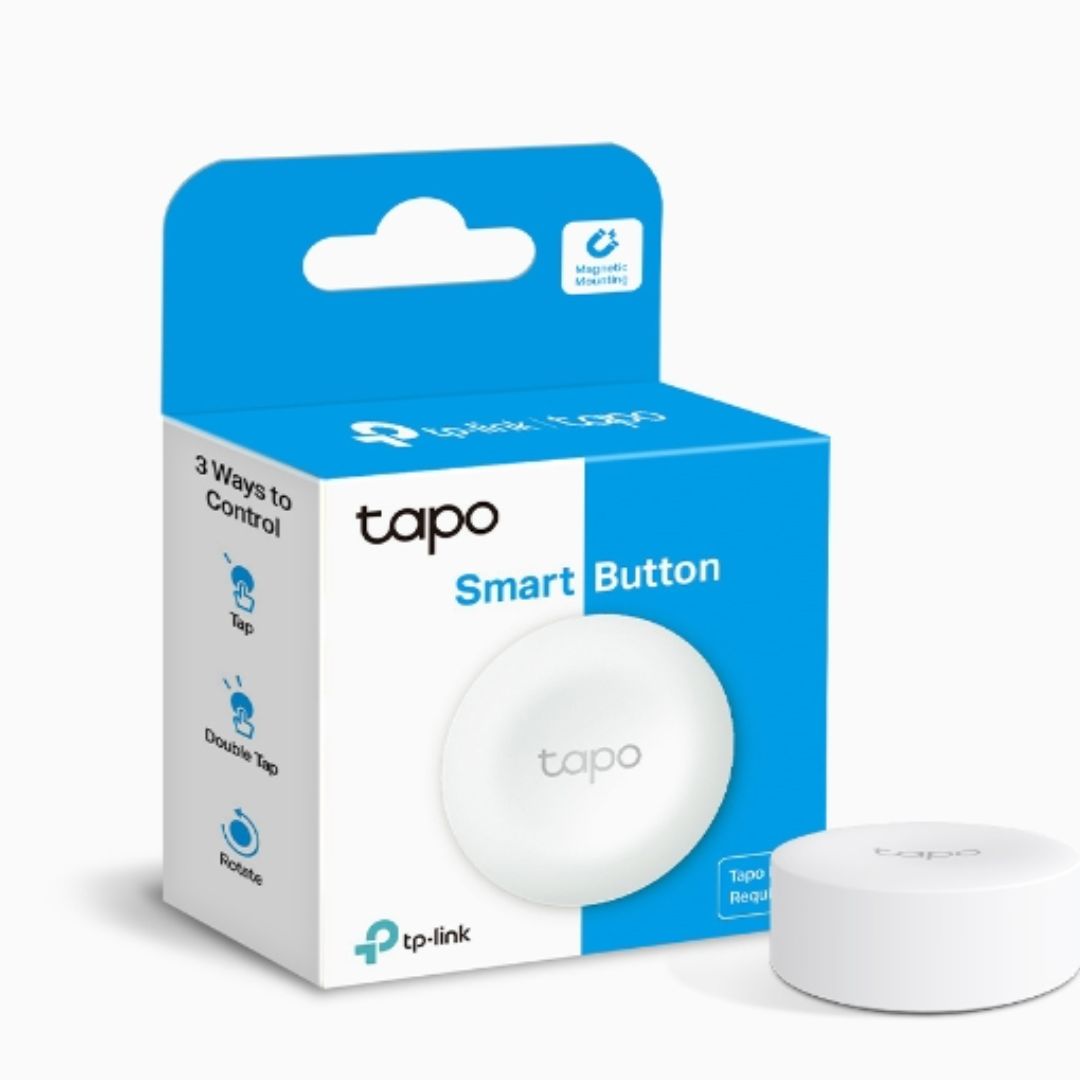 TP-Link Tapo Smart Button, Smart Customised Actions, Multiple Control, One-Click Alarm, Long Battery Life Tapo S200B