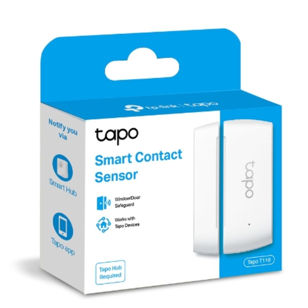 TP-Link Tapo Smart Contact Sensor, Window/Door Safeguard, Instant App Notification, Smart Action Support Tapo T110