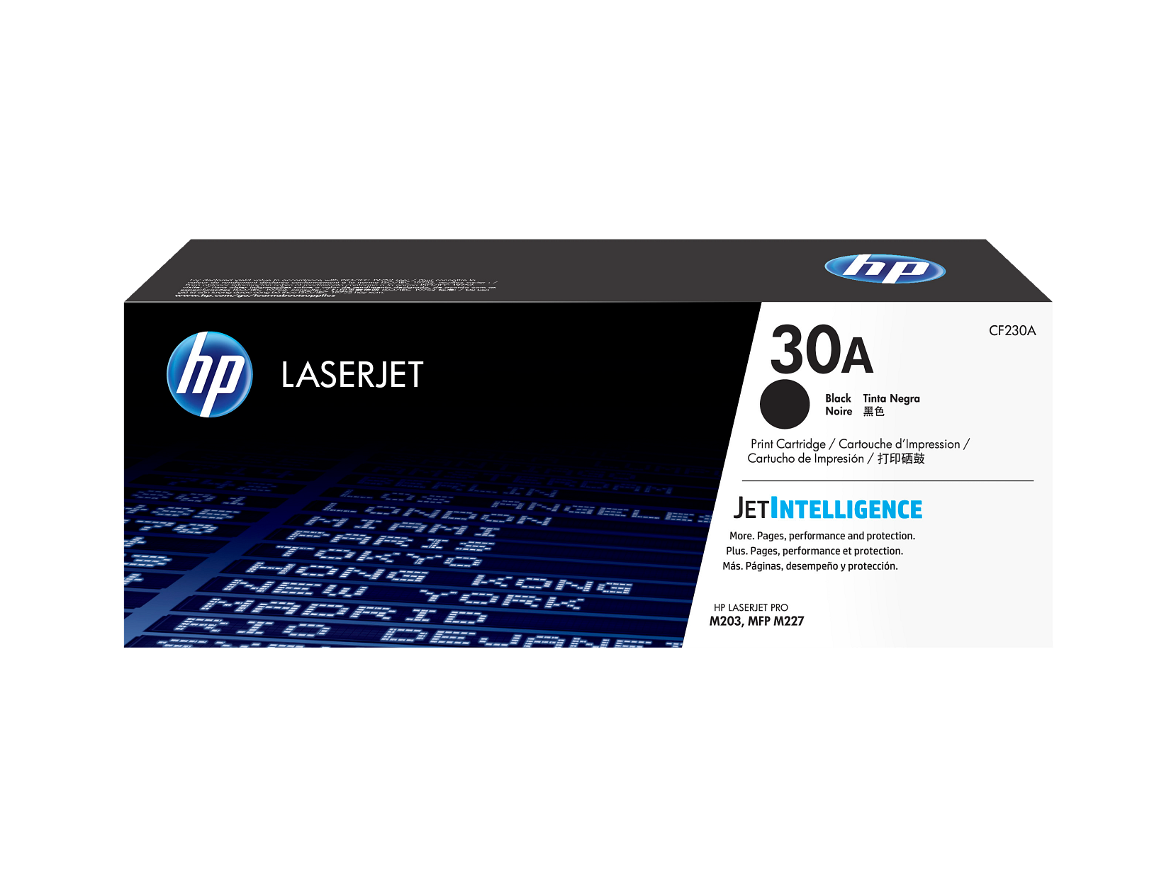 HP 30A BLACK TONER - APPROX 1.6K PAGES - FOR M203,