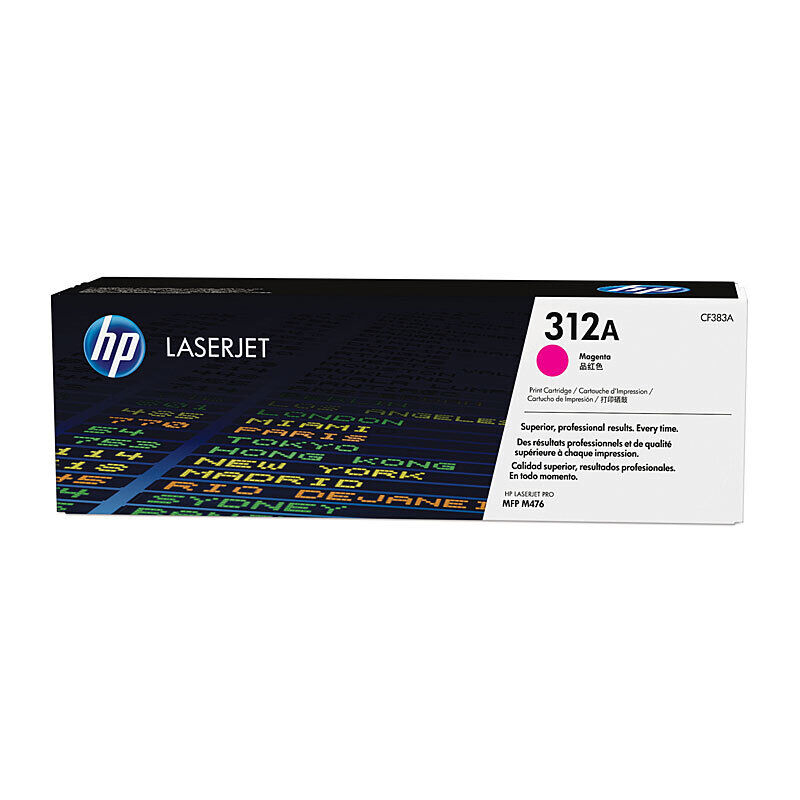 HP 312A Magenta Original LaserJet Toner Cartridge (CF383A)