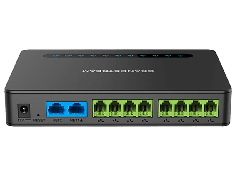 Grandstream HT818V2 8 Fxs 2 Gige Nat Router