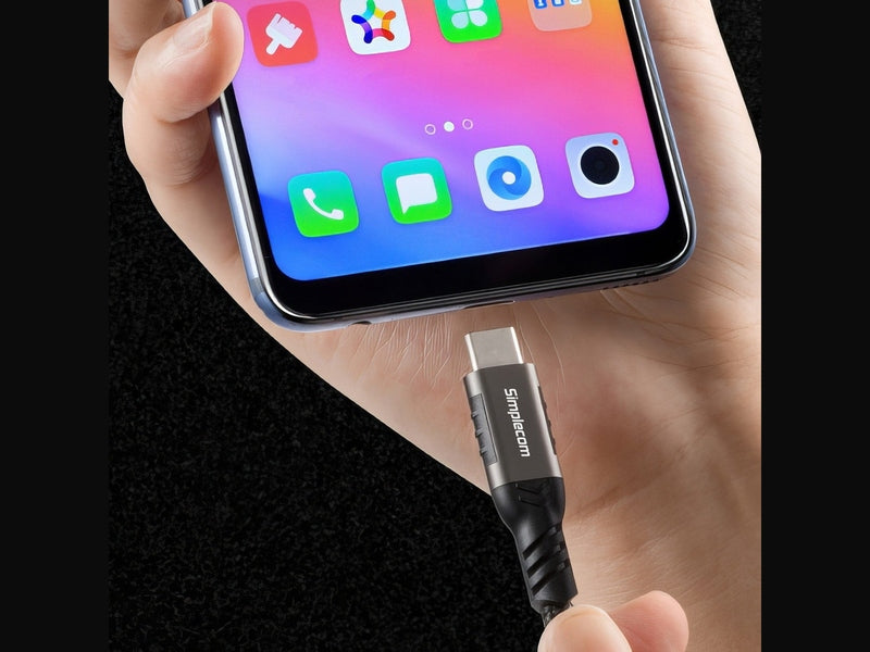 Simplecom CAU520 USB-A to USB-C Data and Charging Cable USB 3.2 Gen2 10Gbps 2M