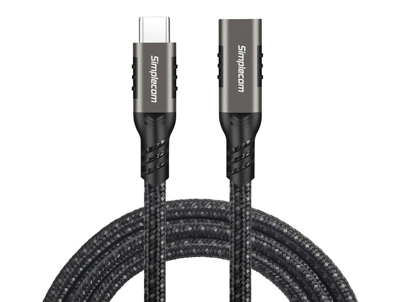 Simplecom CAU610 USB-C Male to Female Extension Cable USB 3.2 Gen2 PD 100W 20Gbps 1M