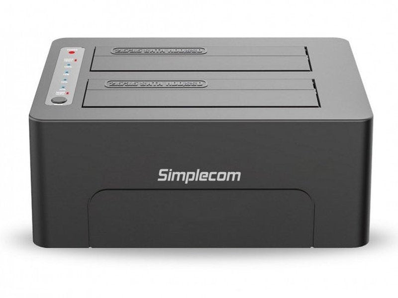 Simplecom Dual Bay USB 3.0 Docking Station for 2.5"/3.5" SATA Drive
