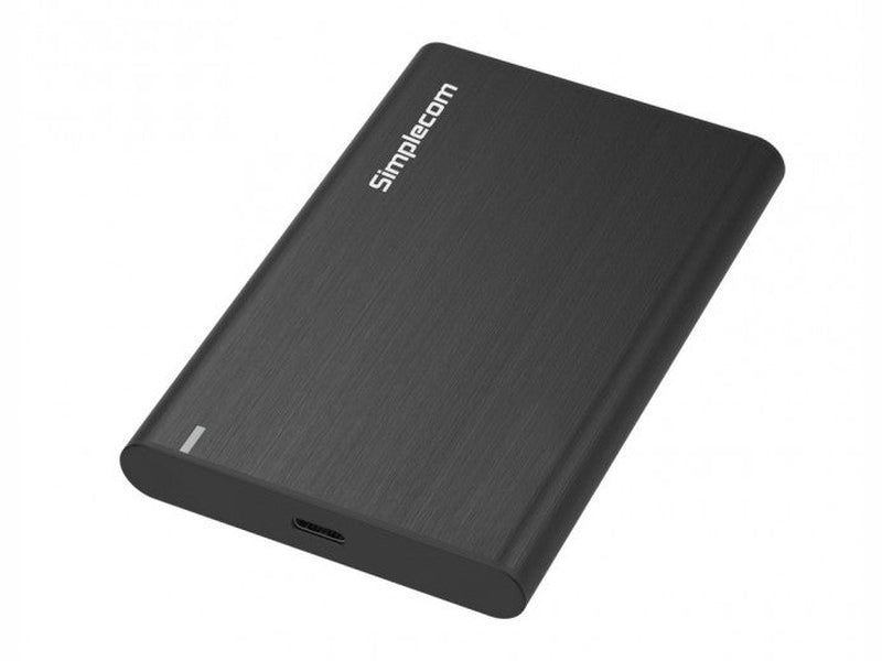 Simplecom SE221 Aluminium 2.5'' SATA HDD/SSD to USB 3.1 Enclosure Black