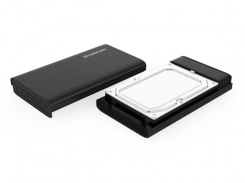Simplecom SE301 3.5" SATA to USB 3.0 Hard Drive Docking Enclosure Black