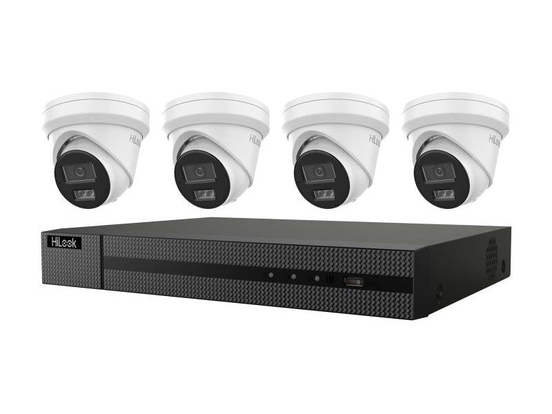 Hikvision HiLook Kit IK-4246TH-MM-P, 4X6MP Turret T361H +1X4Ch NVR NVR-104MH-C-4P-2Tb , 3Yr