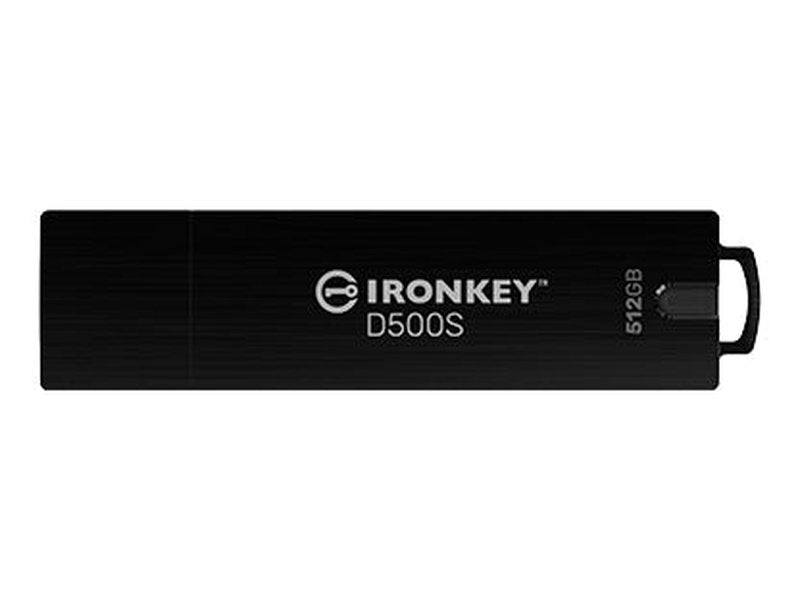 Kingston IronKey D500S 512GB USB 3.2 Gen 1 Type A Rugged Flash Drive