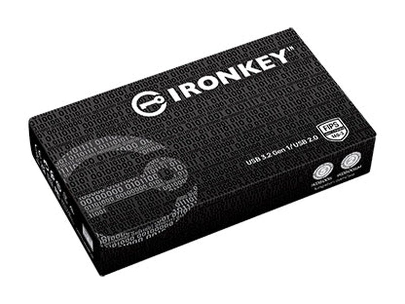 Kingston IronKey D500S 64GB USB 3.2 Gen 1 Type A Rugged Flash Drive