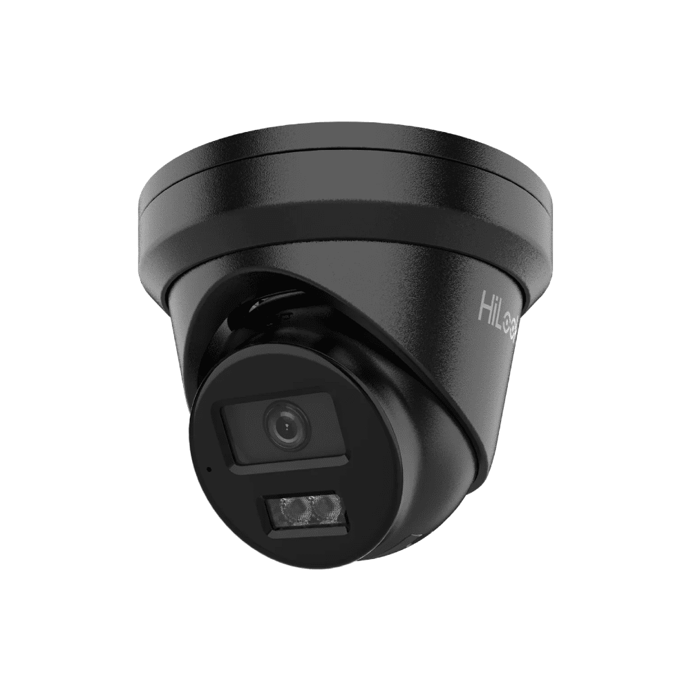Hikvision HiLook T361H-MU 6MP Turret Camera, Black, Fixed 2.8mm, IR 30M, Mic, 3Yr
