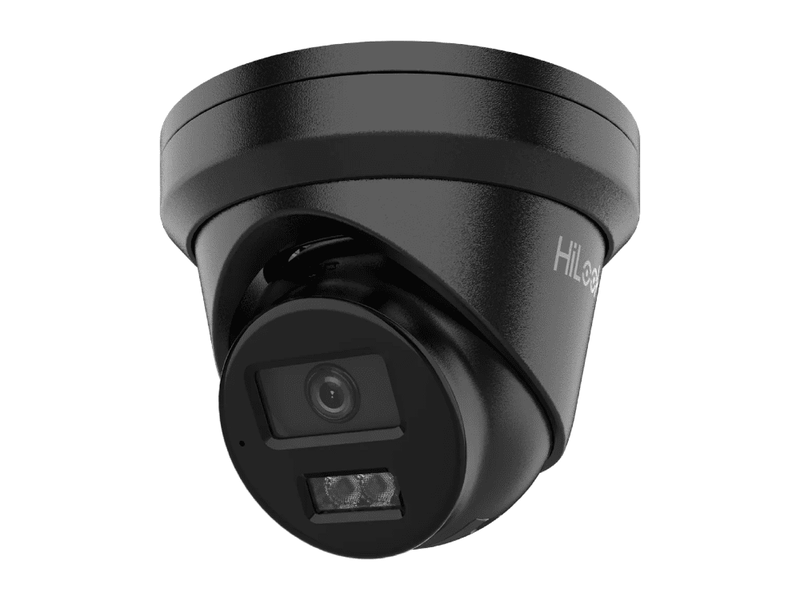 Hikvision HiLook T361H-MU 6MP Turret Camera, Black, Fixed 2.8mm, IR 30M, Mic, 3Yr