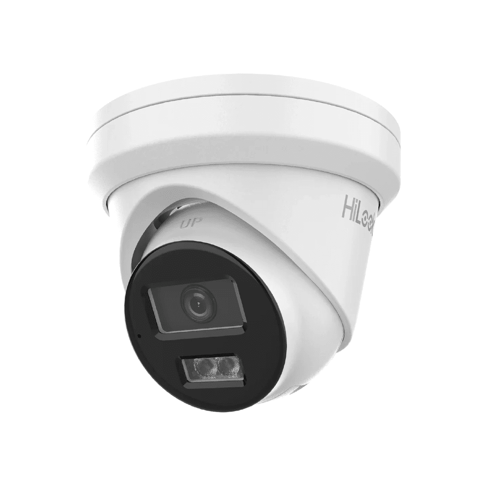Hikvision HiLook T361H-MU 6MP Turret Camera, Fixed 4mm, IR 30M, Mic, F1.6 Aperture, 3Yr