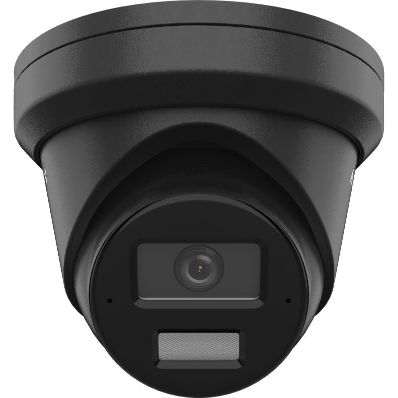 Hikvision HiLook T381H-MU 8MP Turret Camera, Black, Fixed 2.8mm, IR 30M, Mic, 3Yr
