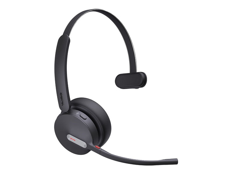 Yealink BH70 Bluetooth Wireless Mono Headset UC, 3 mic noise cancellation Talk time up to 35h BT51 C Dongle with Type A Adaper Comfort Wearing
