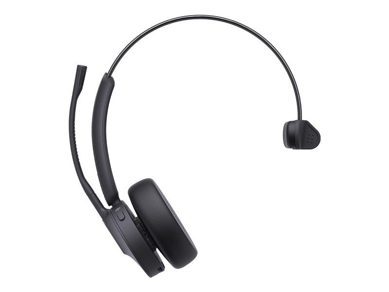 Yealink BH70 Bluetooth Wireless Mono Headset UC, 3 mic noise cancellation Talk time up to 35h BT51 C Dongle with Type A Adaper Comfort Wearing